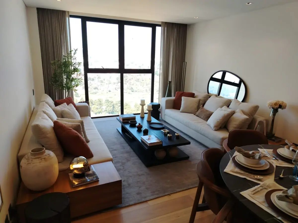 Interior de departamento en Cuajimalpa de Morelos (foto 1)