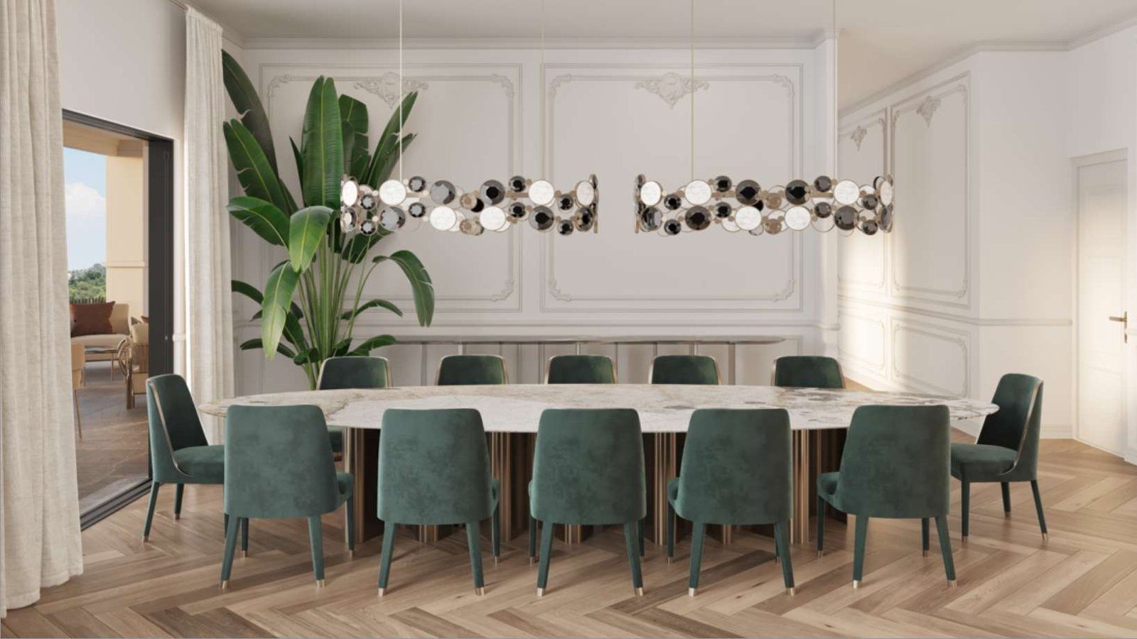 Interior de penthouse en Bosque Real (foto 3)